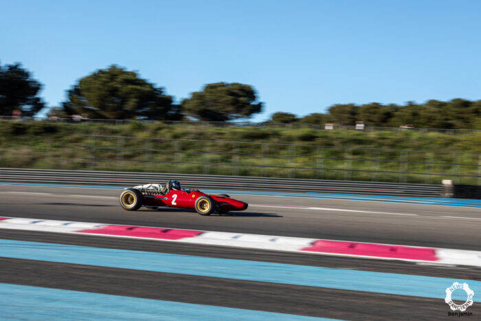 Ferrari 312 au Grand Prix de France Historique 2025