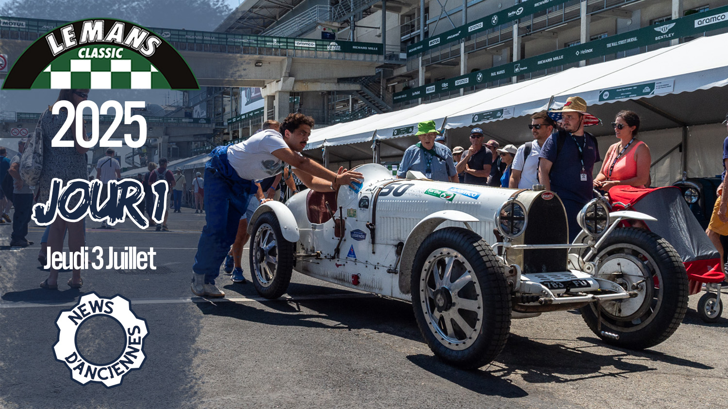Le Mans Classic 2025, 1er jour, Paddocks, Interviews et expos