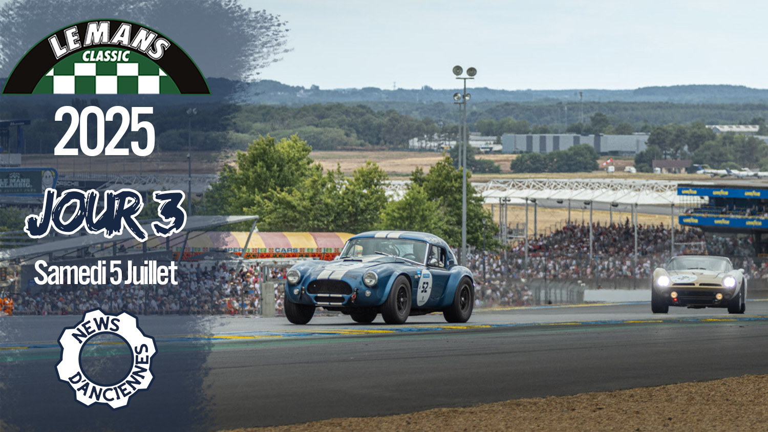 Le Mans Classic 2025, 3e jour, en course et en parade