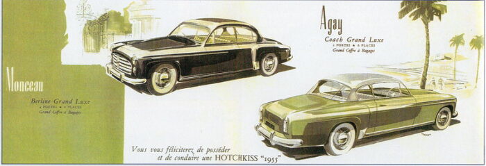 Pub pour les Hotchkiss Monceau et Agay- Hotchkiss Monceau