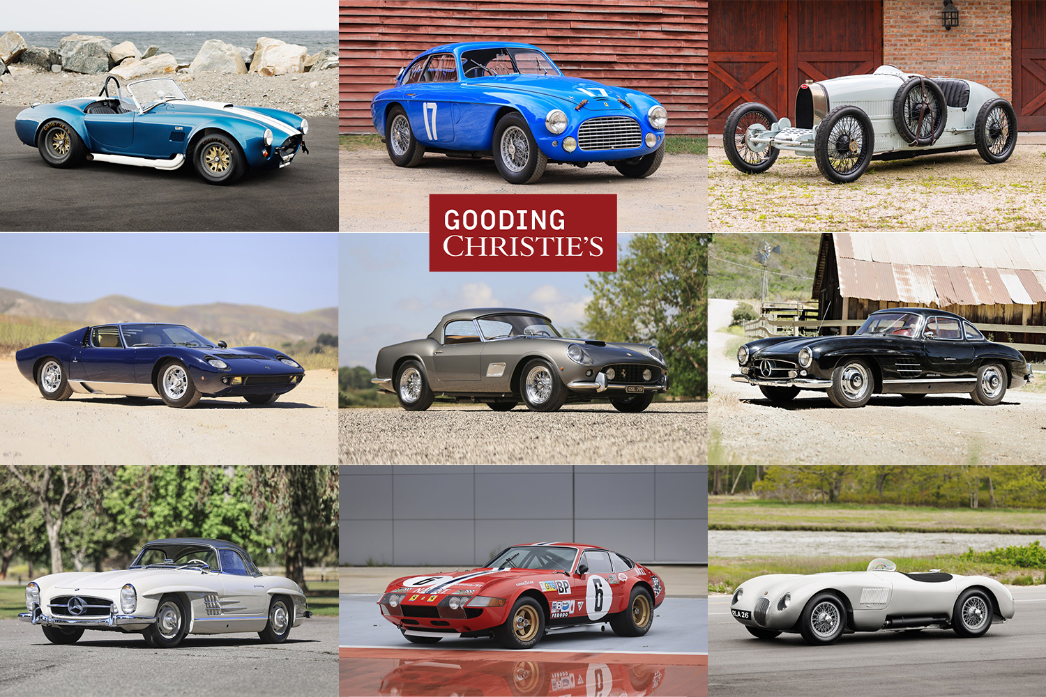 Énorme catalogue pour la vente Gooding Christie’s de Pebble Beach