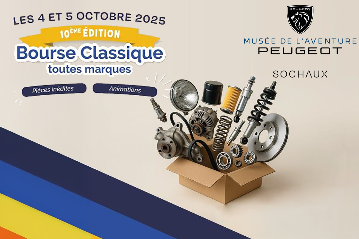 La Bourse Classique du Musée de l&rsquo;Aventure Peugeot approche !