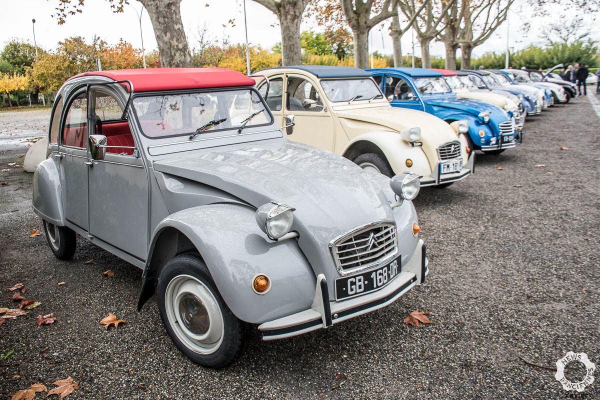 Le rassemblement de Labège (31) a mis les 2CV à l&rsquo;honneur