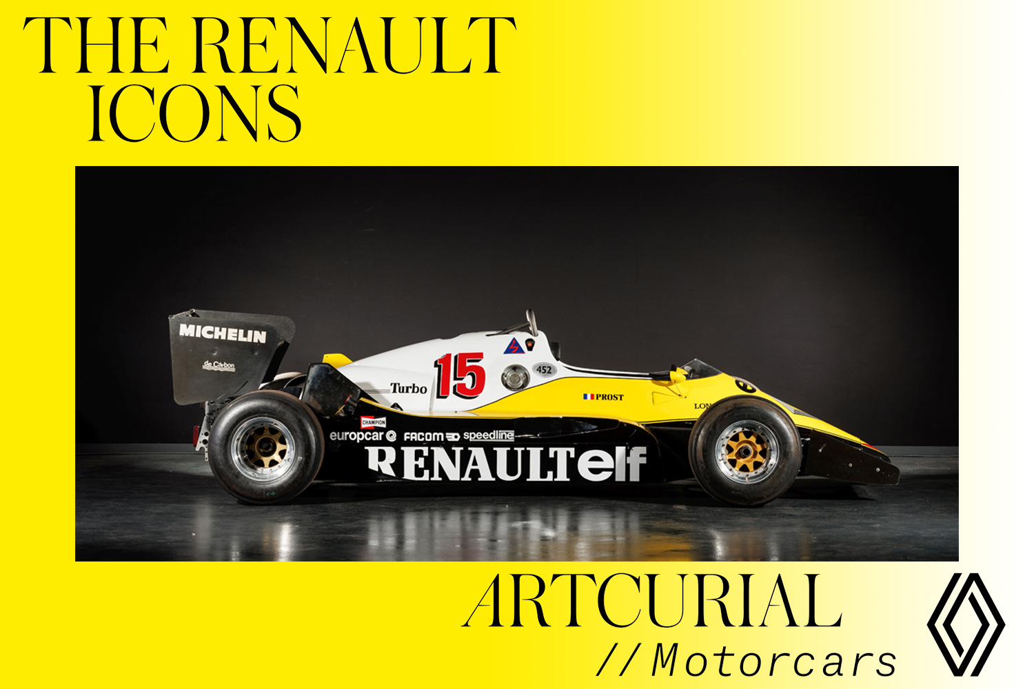 The Renault Icons, F1 et légendes sous le marteau d&rsquo;Artcurial