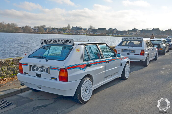 Lancia Delta lors de l' Hivernale de Combourg