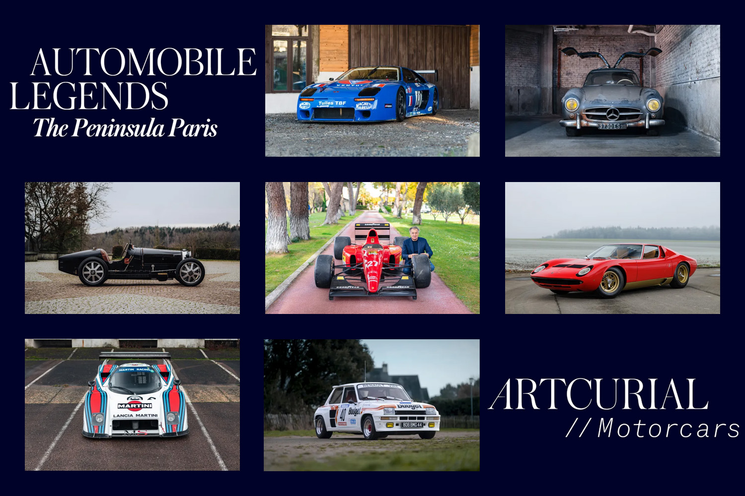 Automobile Legends, le catalogue d&rsquo;Artcurial au Peninsula à Paris est sublime