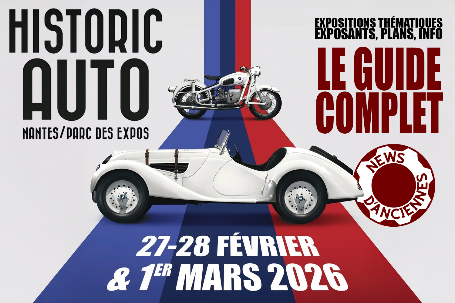 Guide du salon nantais Historic Auto 2026 : programme, exposants, plans