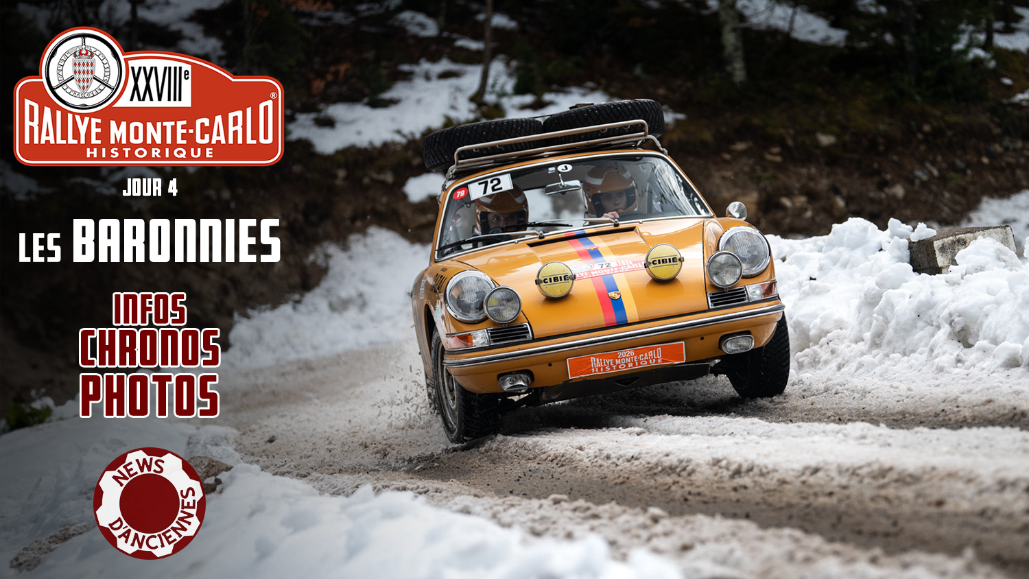 Rallye Monte-Carlo Historique 2026 : résultats de la troisième journée