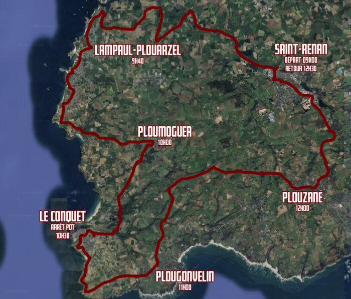 Carte du Lundi du Tour de Bretagne 2026 par News dAnciennes- Tour de Bretagne 2026
