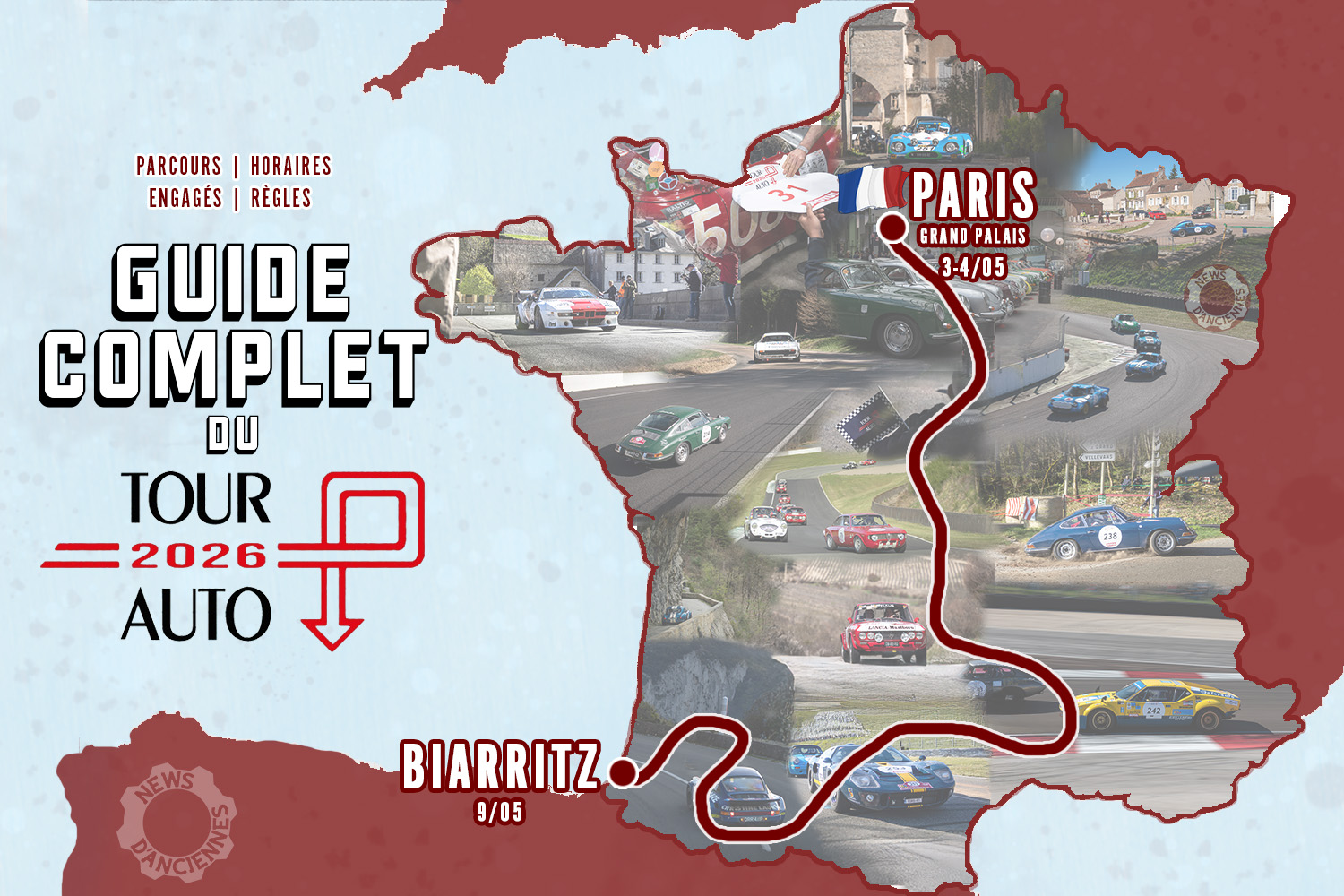 Guide Complet du Tour Auto 2026 : parcours détaillé, horaires et engagés