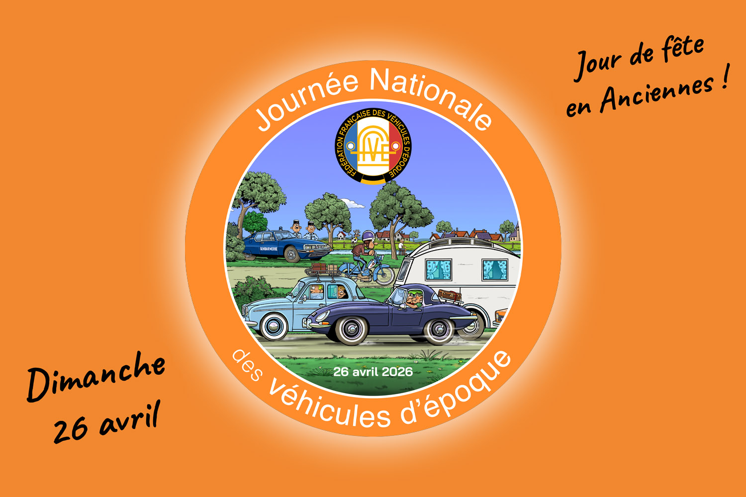La Journée Nationale des Véhicules d&rsquo;Époque (JNVE) animera la France dans 15 jours