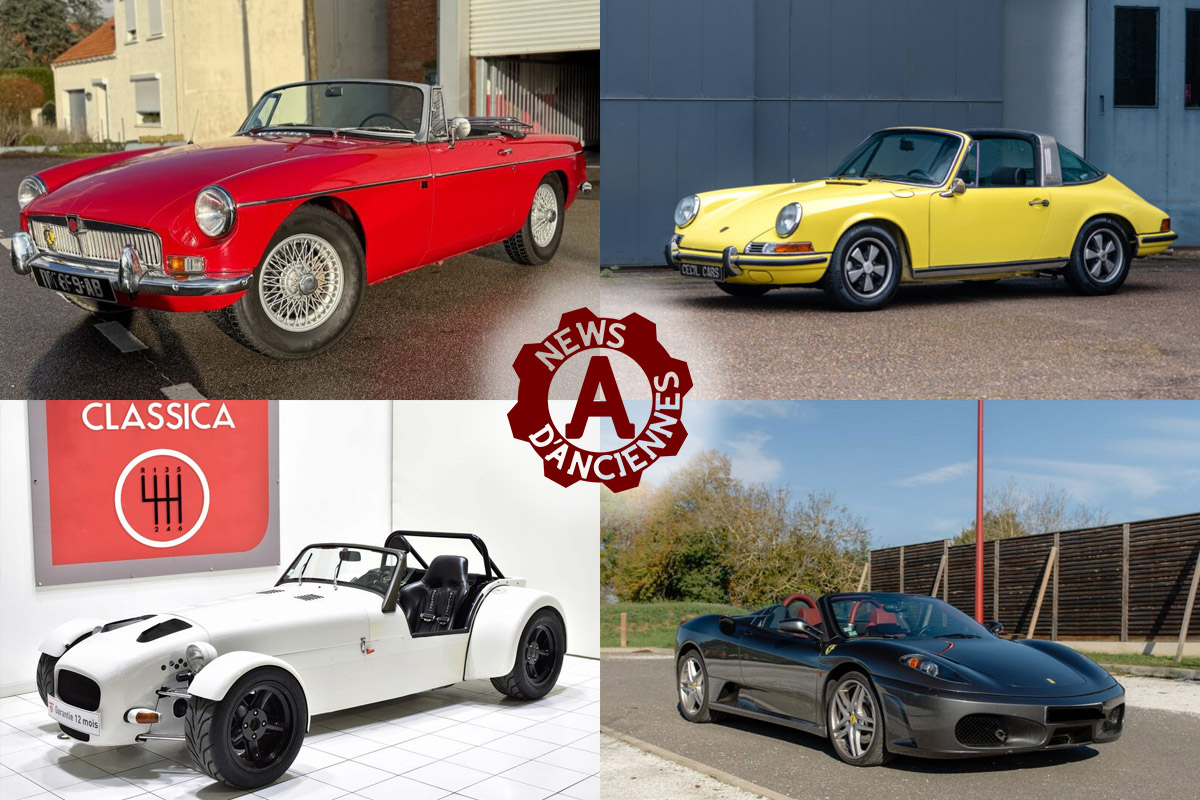 4 petites annonces de voitures anciennes pour l&rsquo;été