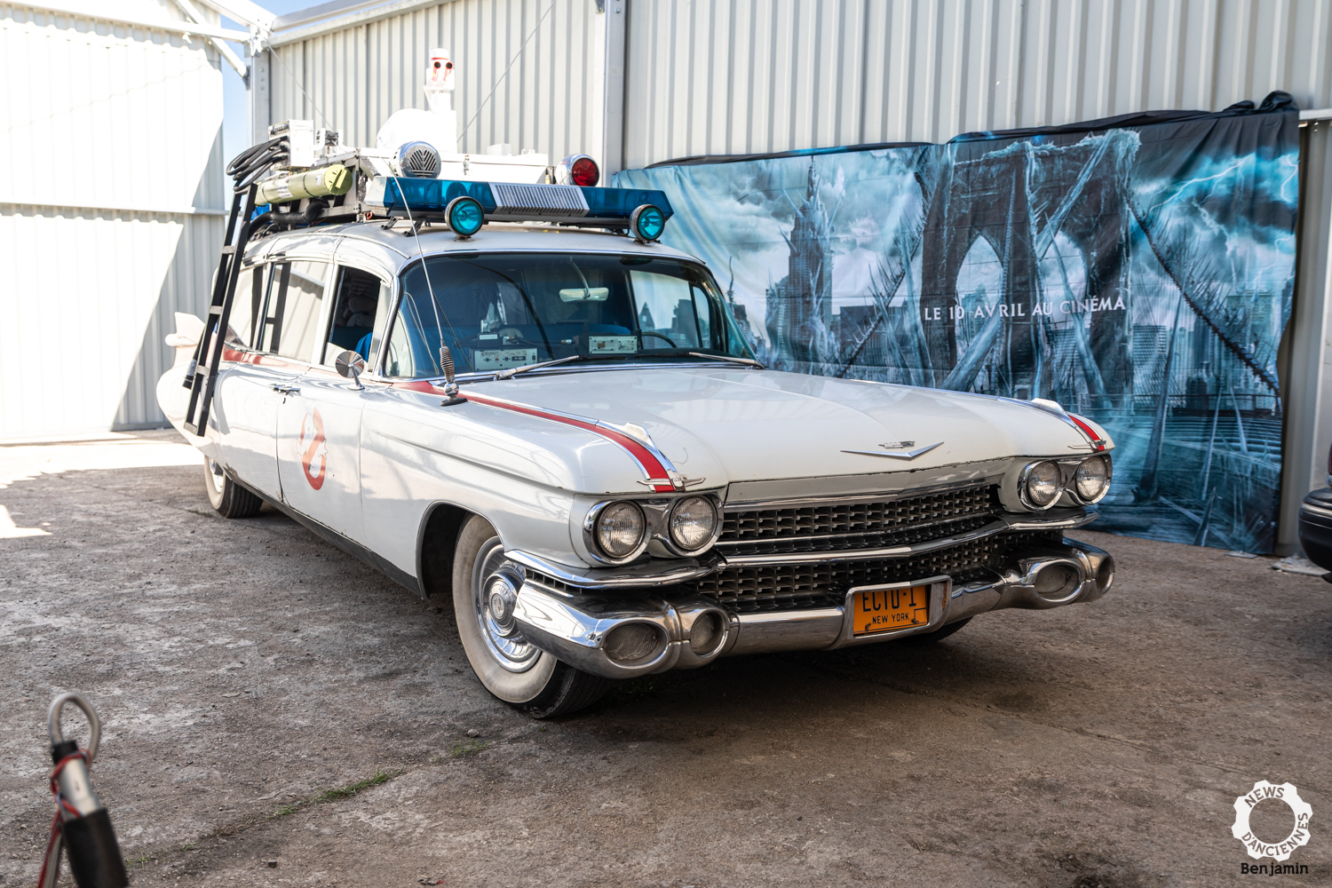 Casting d&rsquo;Anciennes : la Cadillac Ambulance de 1959 Ecto-1 dans SOS Fantômes