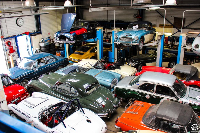 Visite de Classic Garage