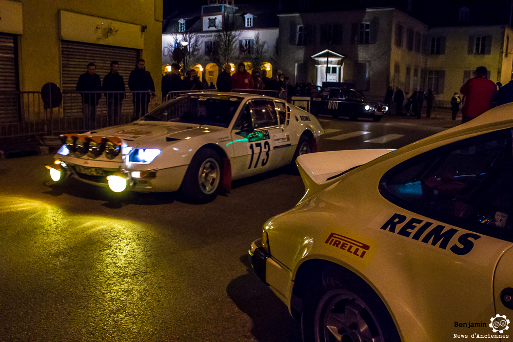 Rallye Monte Carlo Historique : le point de passage de Bar sur Aube